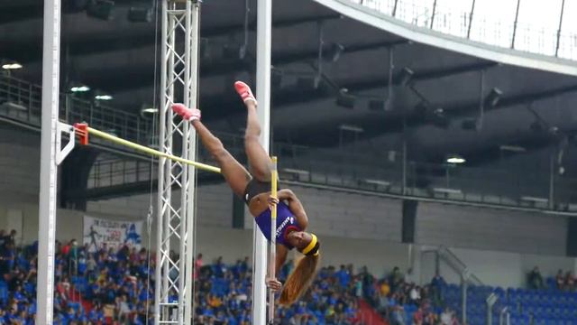 2018 09 08 Continental Cup Ostrava pole vault Yarisley Silva CUB 430 x смотреть онлайн