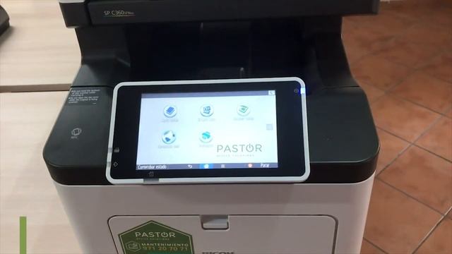 RICOH SP C360SFNw Una visión general смотреть онлайн