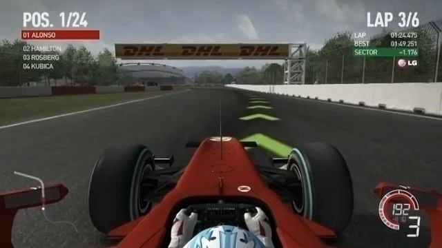 Alonso Onboard Formula 1 Korean Grand Prix Codeamsters Formula 1 2010 Game смотреть онлайн