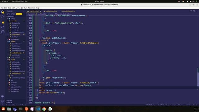 Mern Ecommerce:How to create product rating functionality | Mern Stack | Node | ExpressJs | MongoDB смотреть онлайн