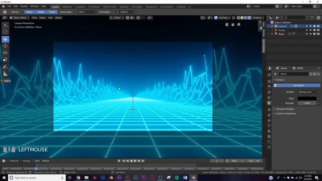 Ретро анимация в стиле 80-ых для EEVEE | Blender 2.8 смотреть онлайн