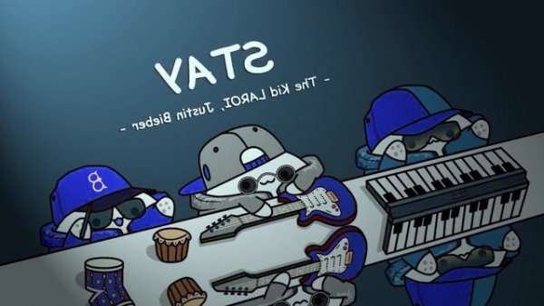 The Kid LAROI & Justin Bieber - ⚠STAY BONGO CAT ONE HOUR ⚠