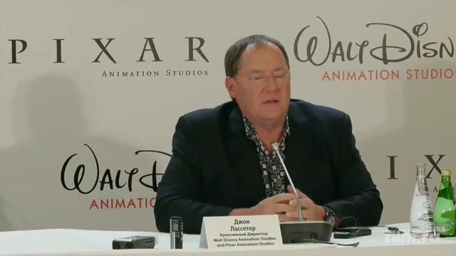 Пресс-конференция Джона Лассетера в Москве