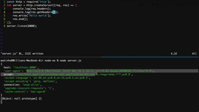 Node.js - Entendendo a chamada createServer do módulo HTTP смотреть онлайн