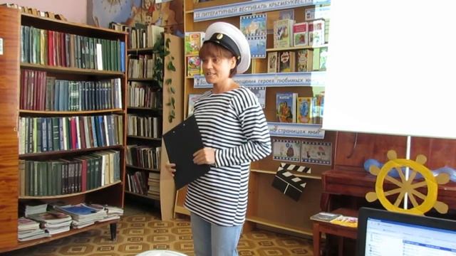 САКИ. Городская библиотека им.Н.В.Гоголя. Герои книг шагнули на экран смотреть онлайн