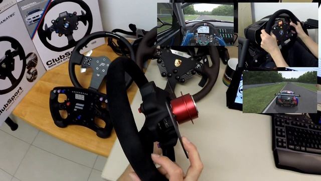 Fanatec ClubSport Formula vs. BMW M3 vs. Porsche 918 vs. CSL P1 Rim [deutsch|german|english CC] смотреть онлайн