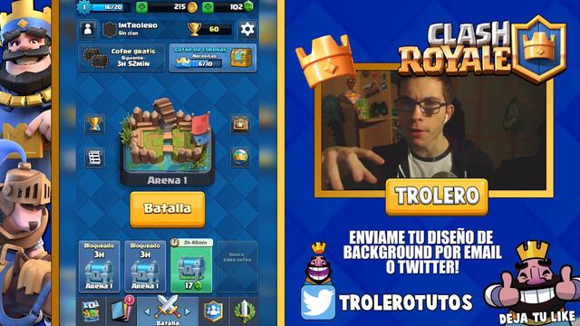EMPIEZO DESDE 0 EN CLASH ROYALE! ¿CLASH ROYALE EN EL CANAL? - Trolerotutos смотреть онлайн