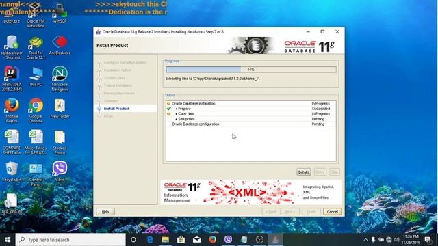Oracle Database 11g Installation смотреть онлайн