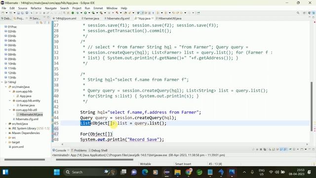 How to fetch multiple column value by using HQL || Shyam Sundar смотреть онлайн