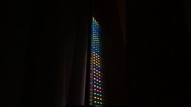 RGB лента на окне, красивый эффект смотреть онлайн