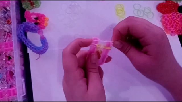 радужный браслет из резиночек на рогатке |Резиночки? смотреть онлайн