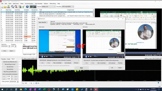 Synchronize subtitles to your videos using SUBTITLE EDIT 3.6.5 смотреть онлайн