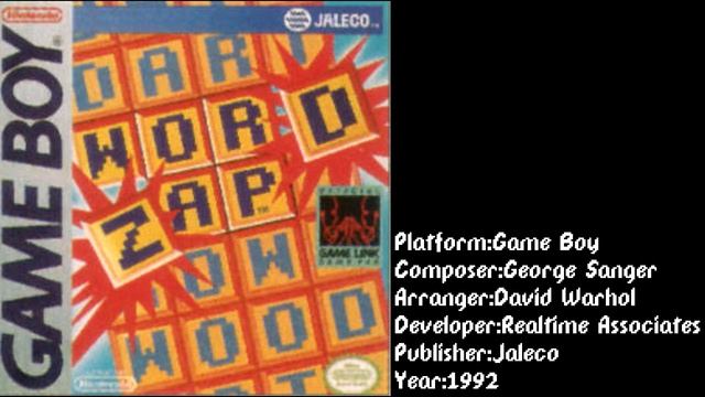 Word Zap (Game Boy) Soundtrack смотреть онлайн