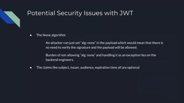 Moving past JWT, the use of Redis Cache смотреть онлайн