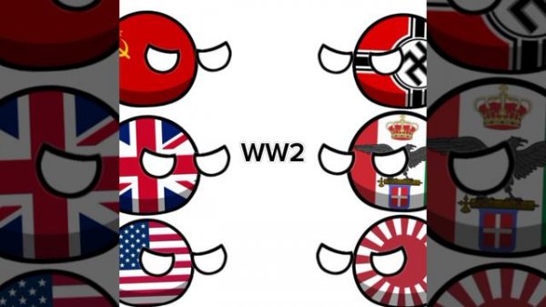 WW1 WW2 WW3 Кантриболз анимация