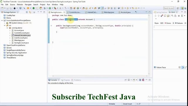 Liskov substitution principle | solid design principle | Liskov substitution principle example java смотреть онлайн