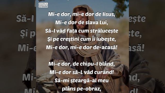 Mi-e dor, mi-e dor de-acasă - Versuri Creștine смотреть онлайн