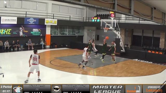 Basketaki The League - Miami Heets Vs Brothers United (26/01/2024) смотреть онлайн