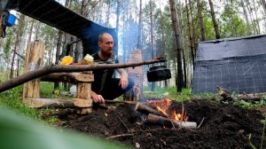МОЯ ЖИЗНЬ И БЫТ В ДИКИХ ЛЕСАХ УРАЛА. МЕДВЕДЬ ЗА СПИНОЙ.