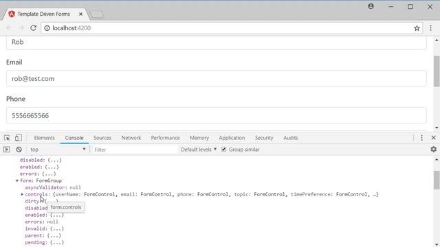 Angular Forms Tutorial - 15 - TDF and Reactive (Model Driven) Approach смотреть онлайн