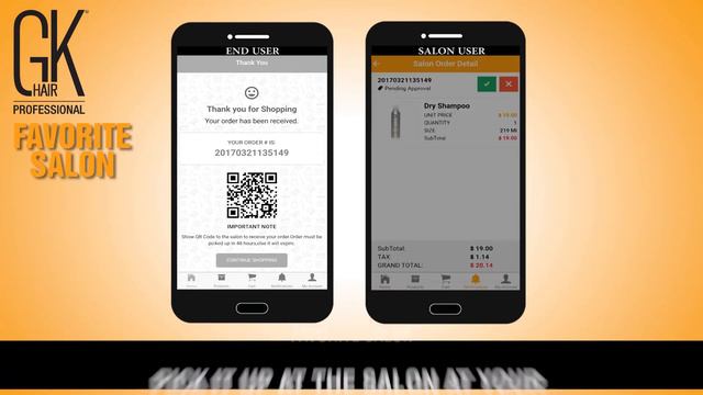GKhair Application & Pickup Salon Feature смотреть онлайн