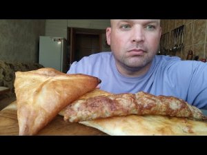 МУКБАНГ САМСА и ЛЮЛЯ кебаб/ОБЖОР вечерний