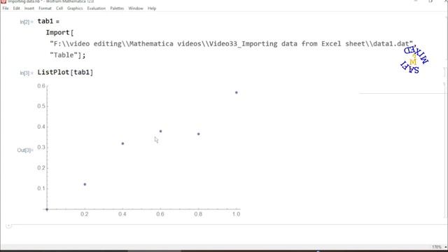 Importing data to Mathematica from Excel sheet and DAT files смотреть онлайн