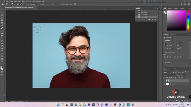 Cut Out Hair in Photoshop | Remove Hair Background Using Refine Edge | Bangla Tutorial 2021 смотреть онлайн