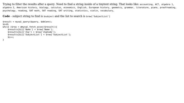 php mysql filter after query (2 Solutions!!) смотреть онлайн