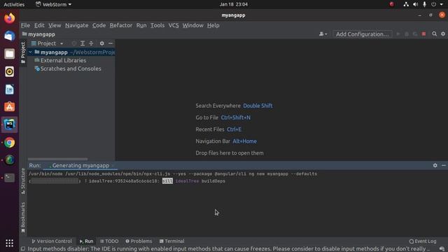 How to create an angular project and run using WebStorm in Ubuntu 20.04 LTS | Linux смотреть онлайн