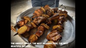 Вот, как готовят настоящий армянский шашлык! Село Арени, Армения.