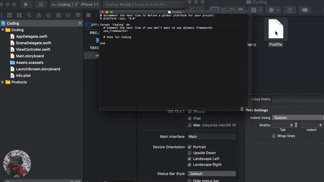 iOS Swift MVP Tutorial - EP1 Create a Xcode Project With CocoaPods iOS Swift MVP 教學 - EP1 CocoaPods смотреть онлайн