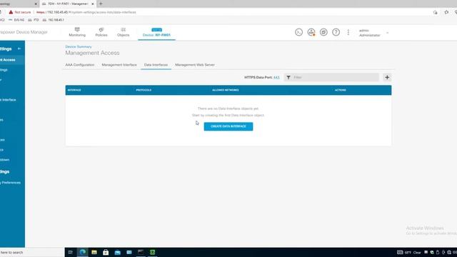 Cisco FTD Basic Configuration, v6.7 using Firepower Device Management (FDM) смотреть онлайн