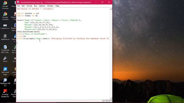 groupby function in Python Panda смотреть онлайн