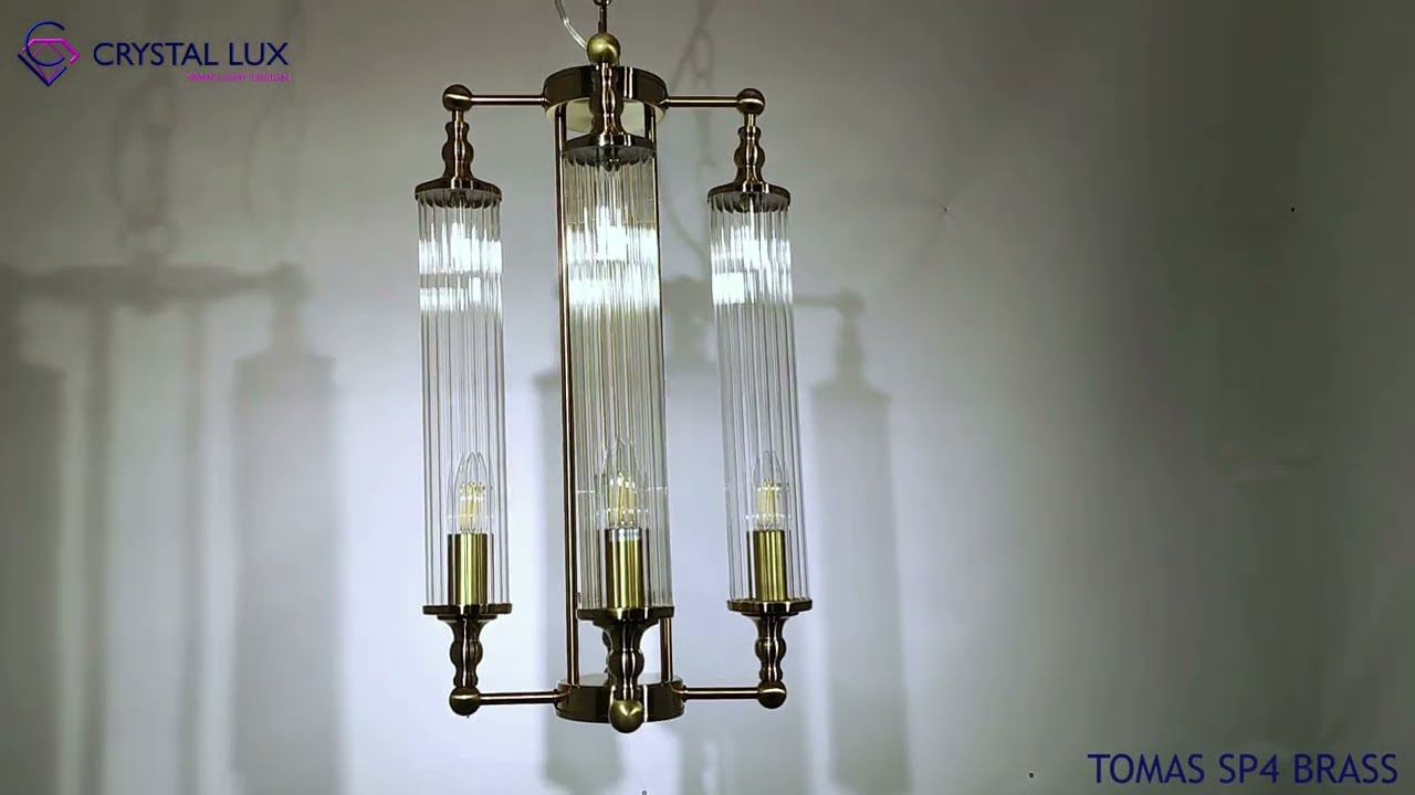 Люстра TOMAS SP4 BRASS