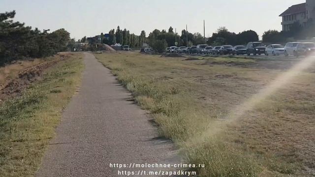 Евпатория.Ремонт дороги Евпатория - Заозёрное. Август 2023 г. смотреть онлайн