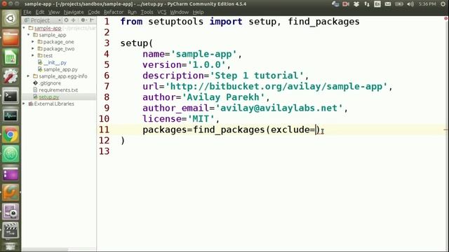 python packaging step1 смотреть онлайн