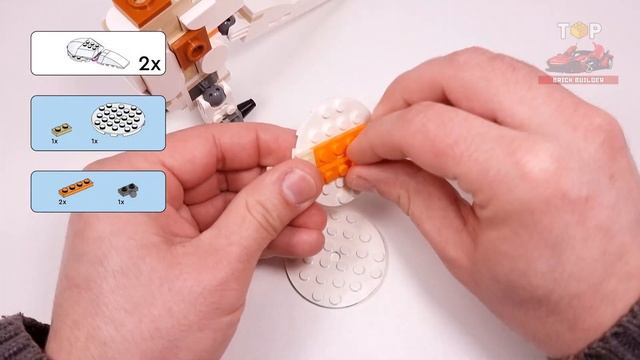 LEGO Cockatoo Parrot (31133) from Creator White Rabbit | Building Instructions | Top Brick Builder смотреть онлайн