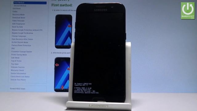 Hard Reset SAMSUNG Galaxy A5 (2017) - Bypass Screen Lock смотреть онлайн