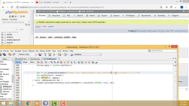 Bus Booking System Project Using Java and Mysql Part 2 смотреть онлайн