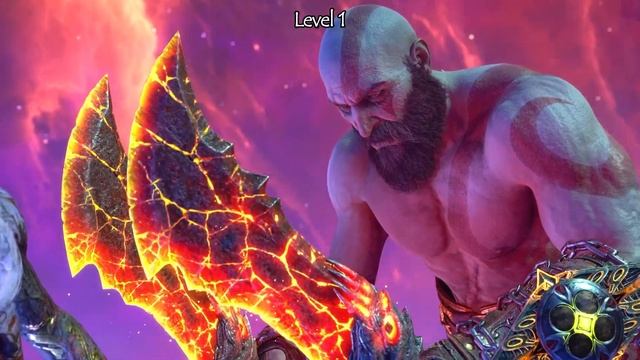 Blades of Chaos Fire Level Comparison (1 to 5) смотреть онлайн