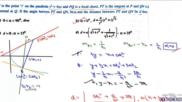 Normal of parabola Practice Questions: Collection of selected problems (Details in the description) смотреть онлайн