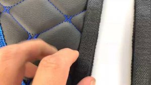 Шторы ламбрекены на боковые стекла на ГАЗель, синий, 2 шт