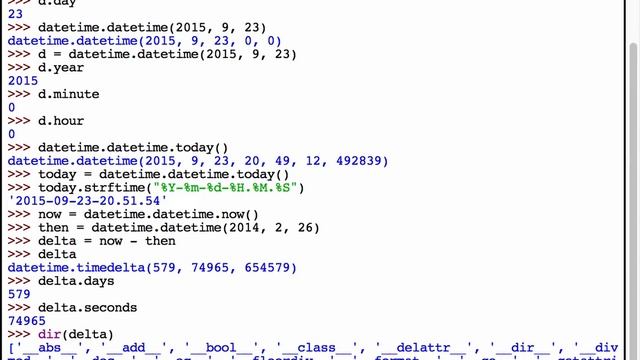 Python 101: Episode #22 - The datetime / time modules смотреть онлайн