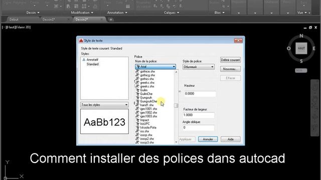 Comment installer des polices dans autocad смотреть онлайн