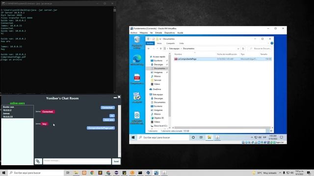 Java Group Chat Application with files transfer смотреть онлайн