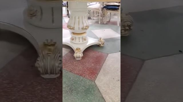 Стол Голд круг Слоновая кость с Золотом смотреть онлайн