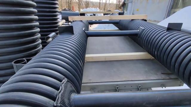 Пластиковый двухтрубный понтон ПНД смотреть онлайн