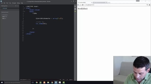 6 Les bases de PHP Types de variables смотреть онлайн