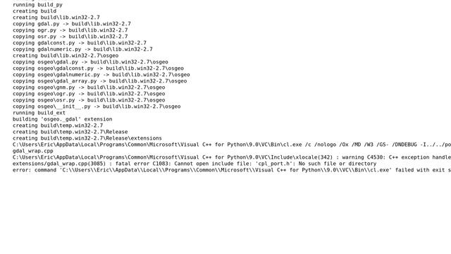 GIS: How to install GDAL 2.1.3 using virtualenv (Python 2.7) under Windows 10? смотреть онлайн